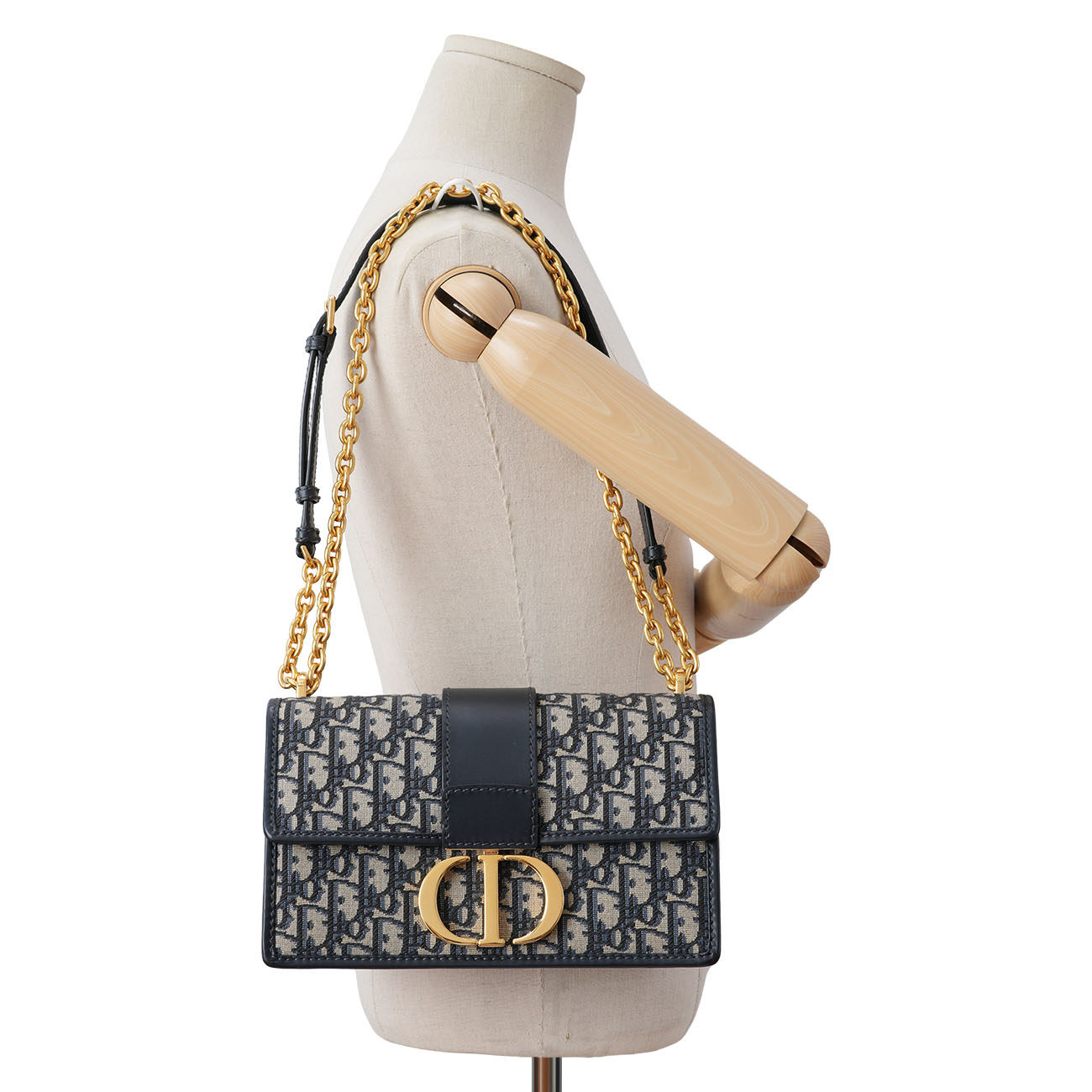 CHRISTIAN DIOR(USED)디올 오블리크 30 몽테인 체인 숄더백
